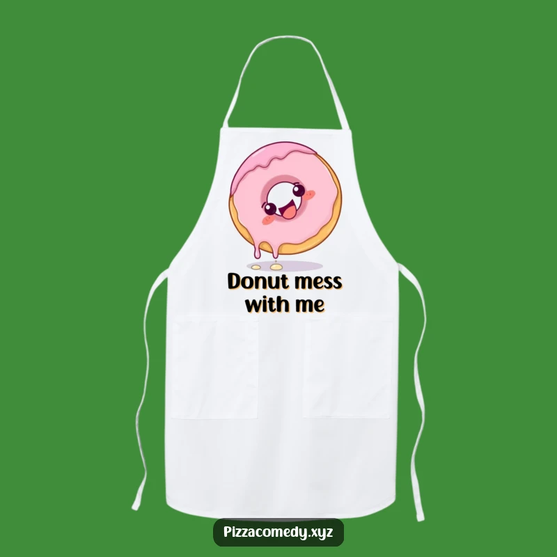 Funny Donut Baking Apron: Cook Up Some Sweet Fun in the Kitchen