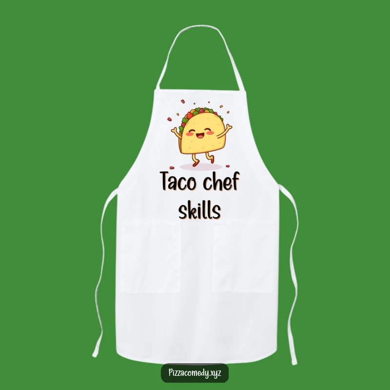 Funny Dancing Taco Apron - Fiesta Kitchen Fun