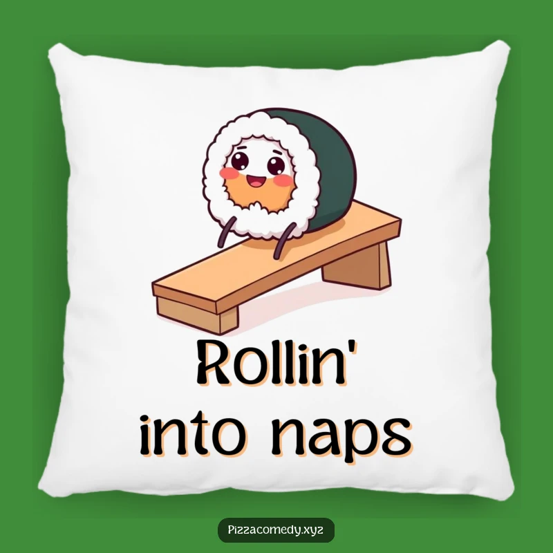 Funny Sushi Roll Pillow - Comfy & Playful Decor
