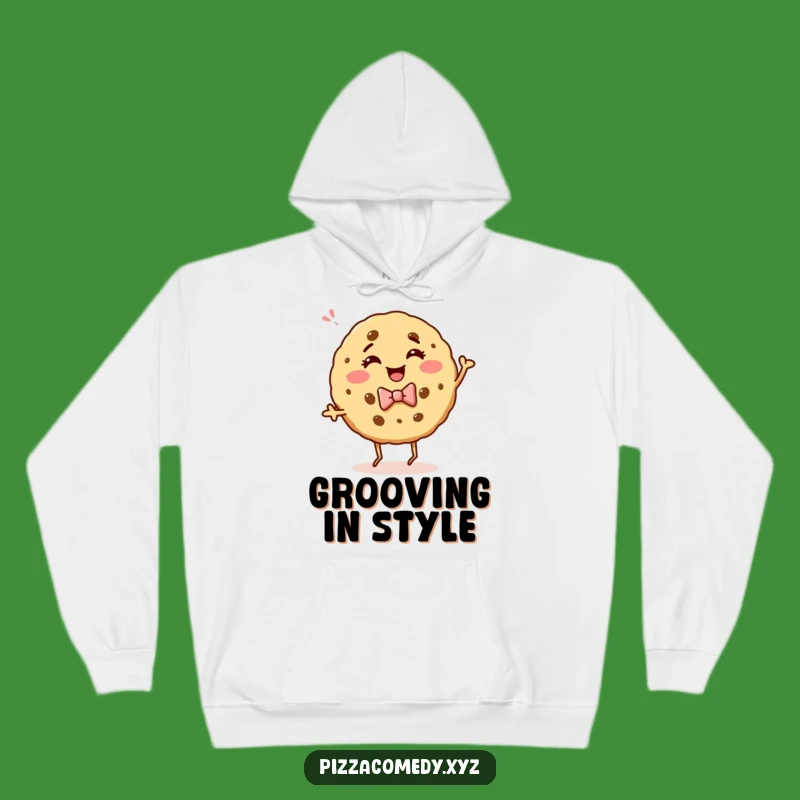 Funny Cookie Dance Hoodie: Cozy Giggling Bow Tie Cookie, Warm & Hilarious Funny Gift