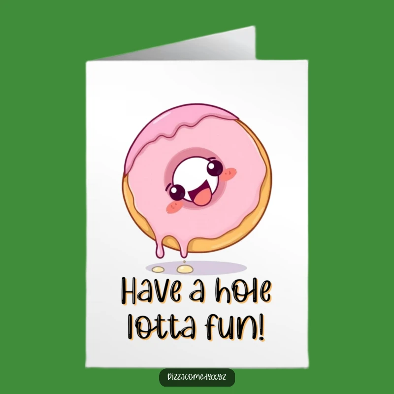 Funny Free Printable Donut Birthday Card - Somersault Fun Downloadable Gift