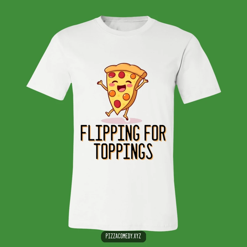 Funny Pizza Cartwheel T-Shirt: Whimsical Foodie Fun, Ideal Funny Gift Tee
