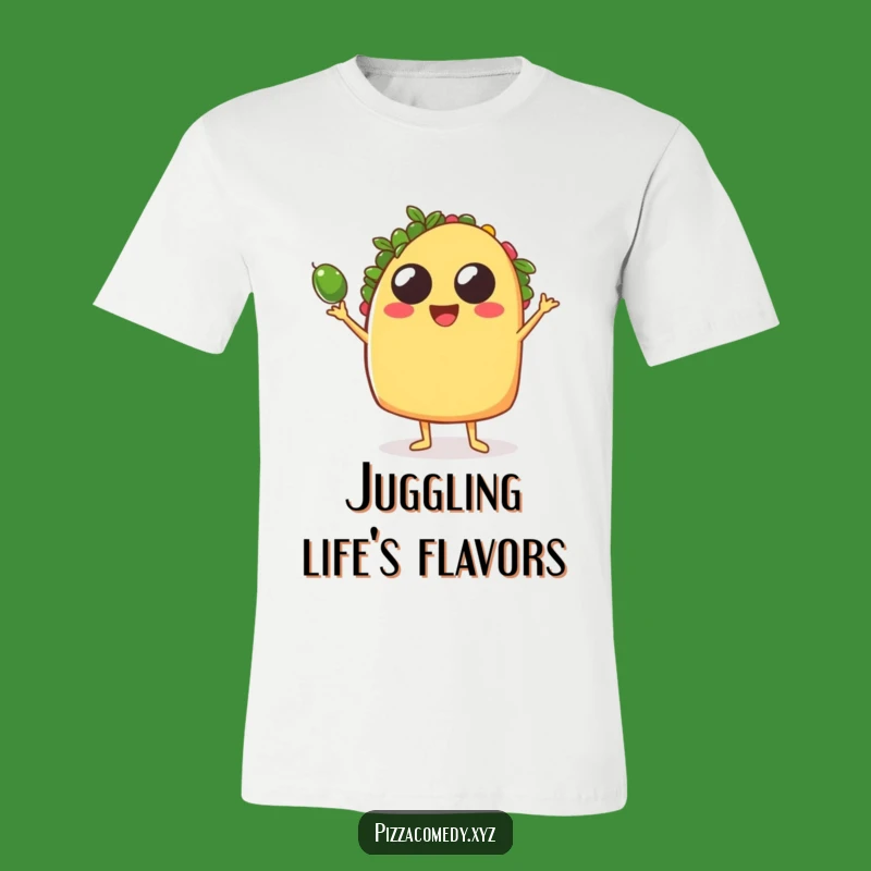 Funny Taco Juggling T-Shirt: Fiesta Food Fun, Ideal Funny Gift Tee